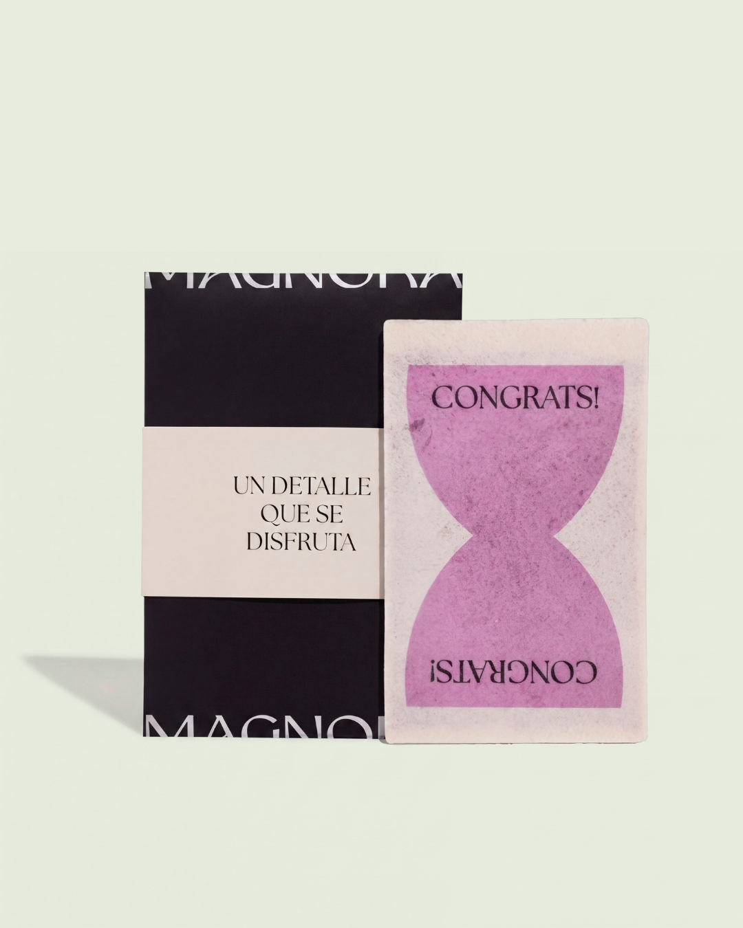 TARJETA OBLEA "CONGRATS"
