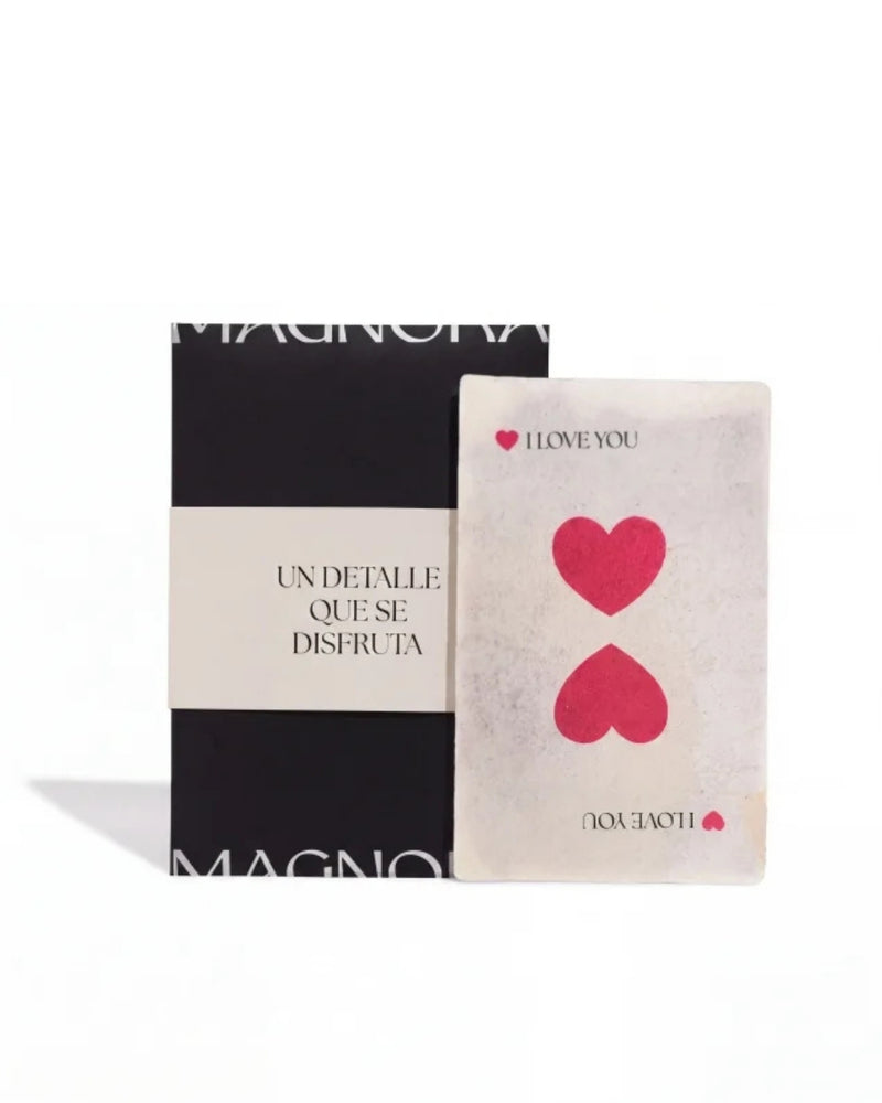 TARJETA OBLEA "I LOVE YOU"