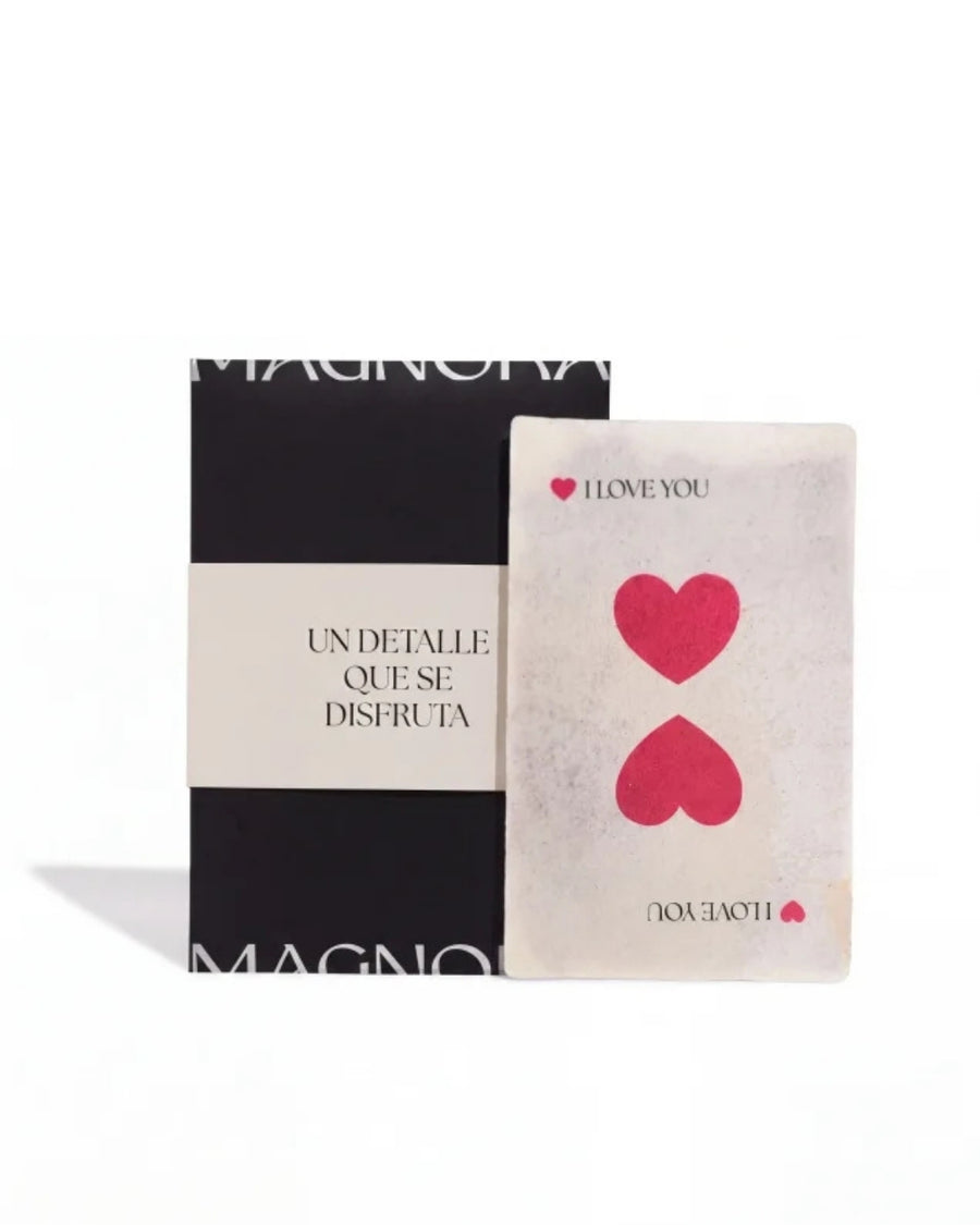 TARJETA OBLEA "I LOVE YOU"