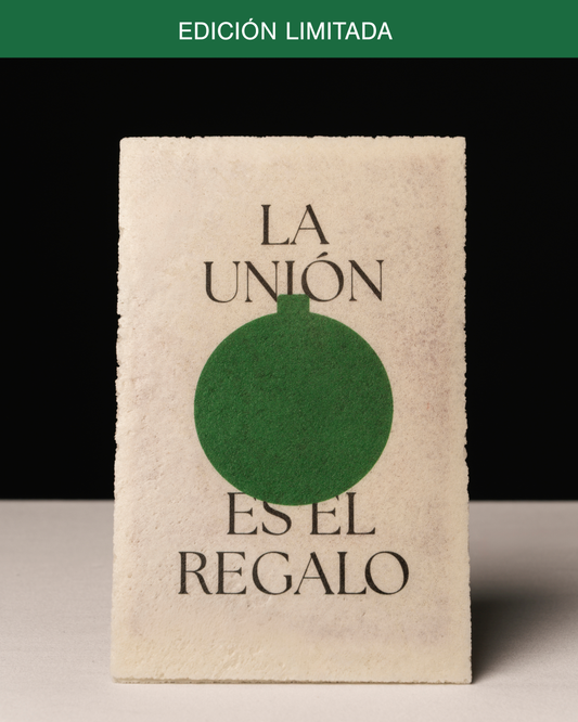 TARJETA OBLEA  “LA UNIÓN ES EL REGALO”