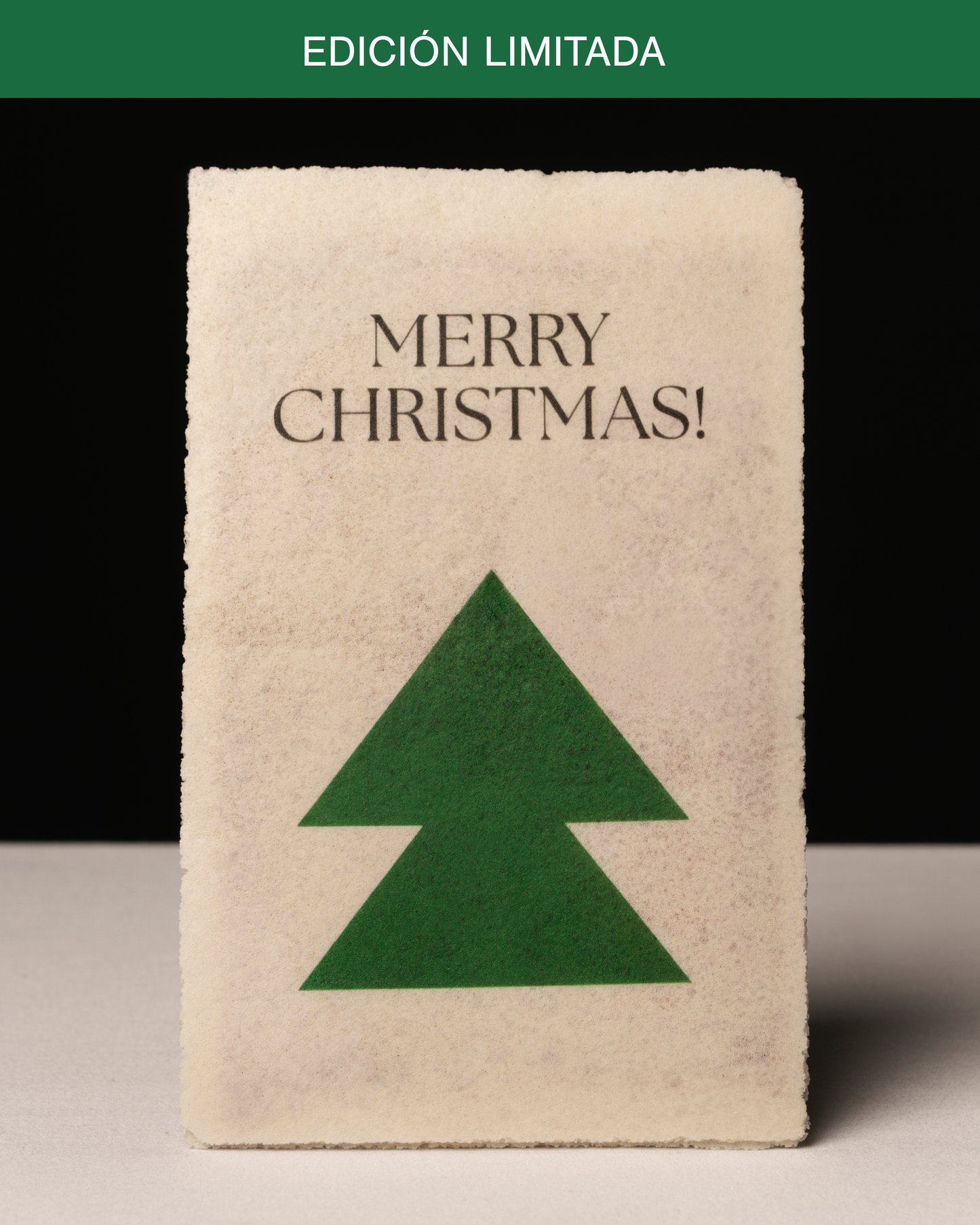 TARJETA OBLEA     MERRY CHRISTMAS