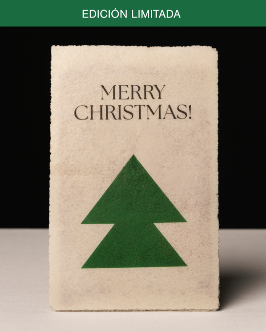 TARJETA OBLEA     MERRY CHRISTMAS