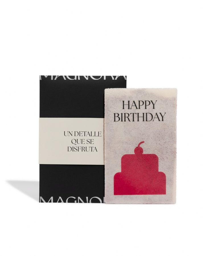 TARJETA OBLEA "HAPPY BIRTHDAY"