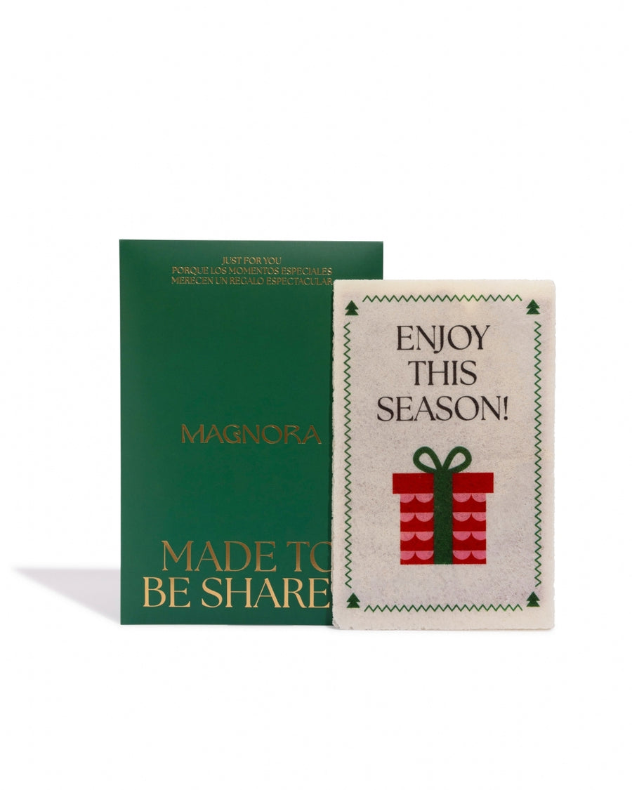 TARJETA OBLEA "ENJOY THIS SEASON"