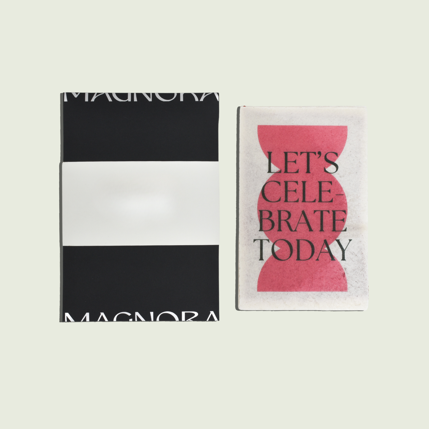 TARJETA OBLEA "LET'S CELEBRATE"