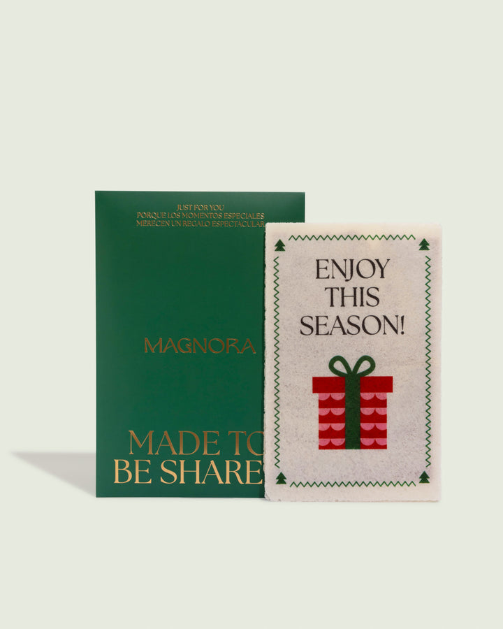 TARJETA OBLEA "ENJOY THIS SEASON"