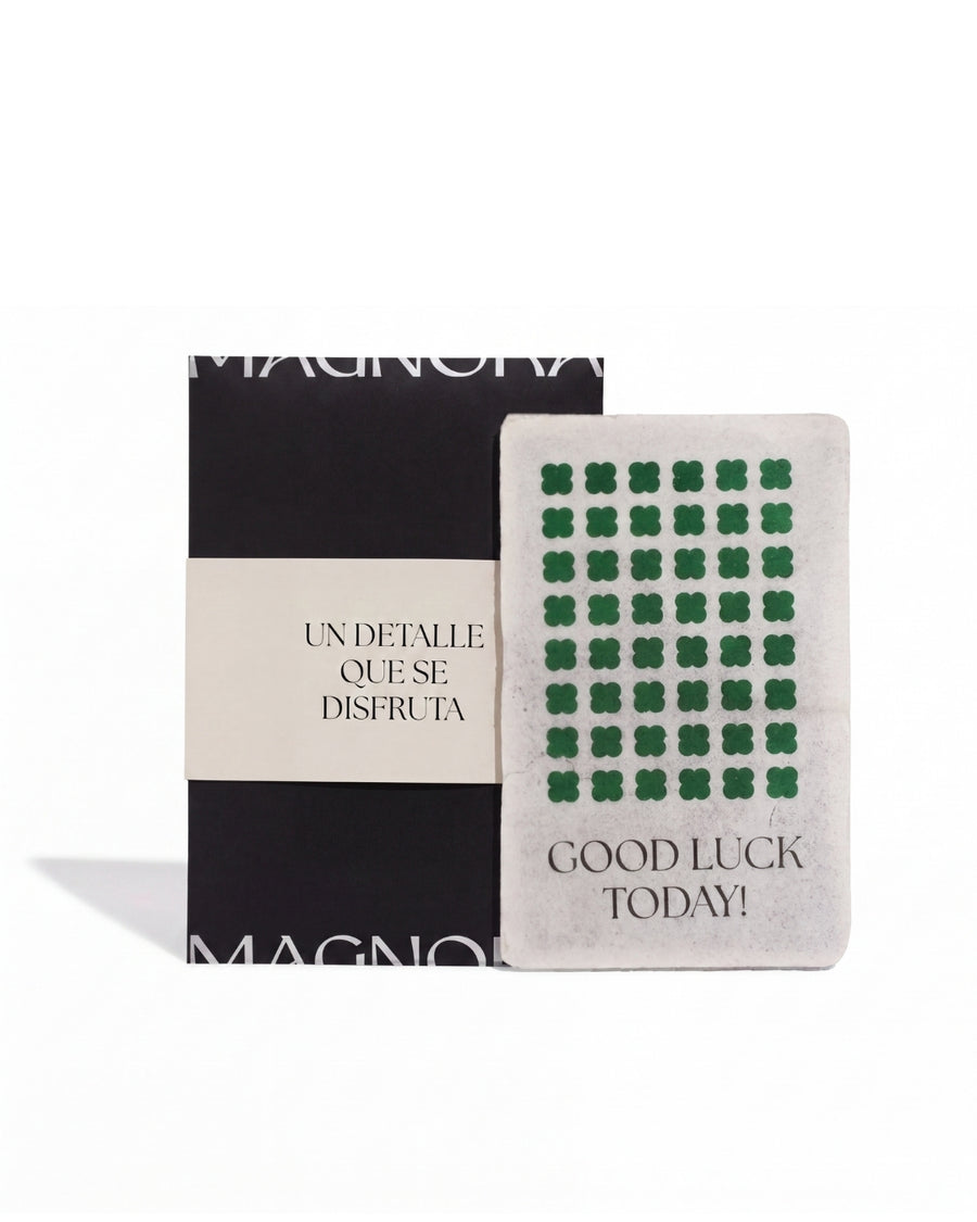 TARJETA OBLEA "GOOD LUCK"