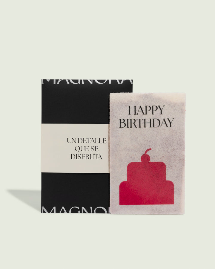 TARJETA OBLEA "HAPPY BIRTHDAY"