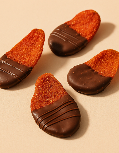 MANGO CUBIERTO CON CHOCOLATE FINO