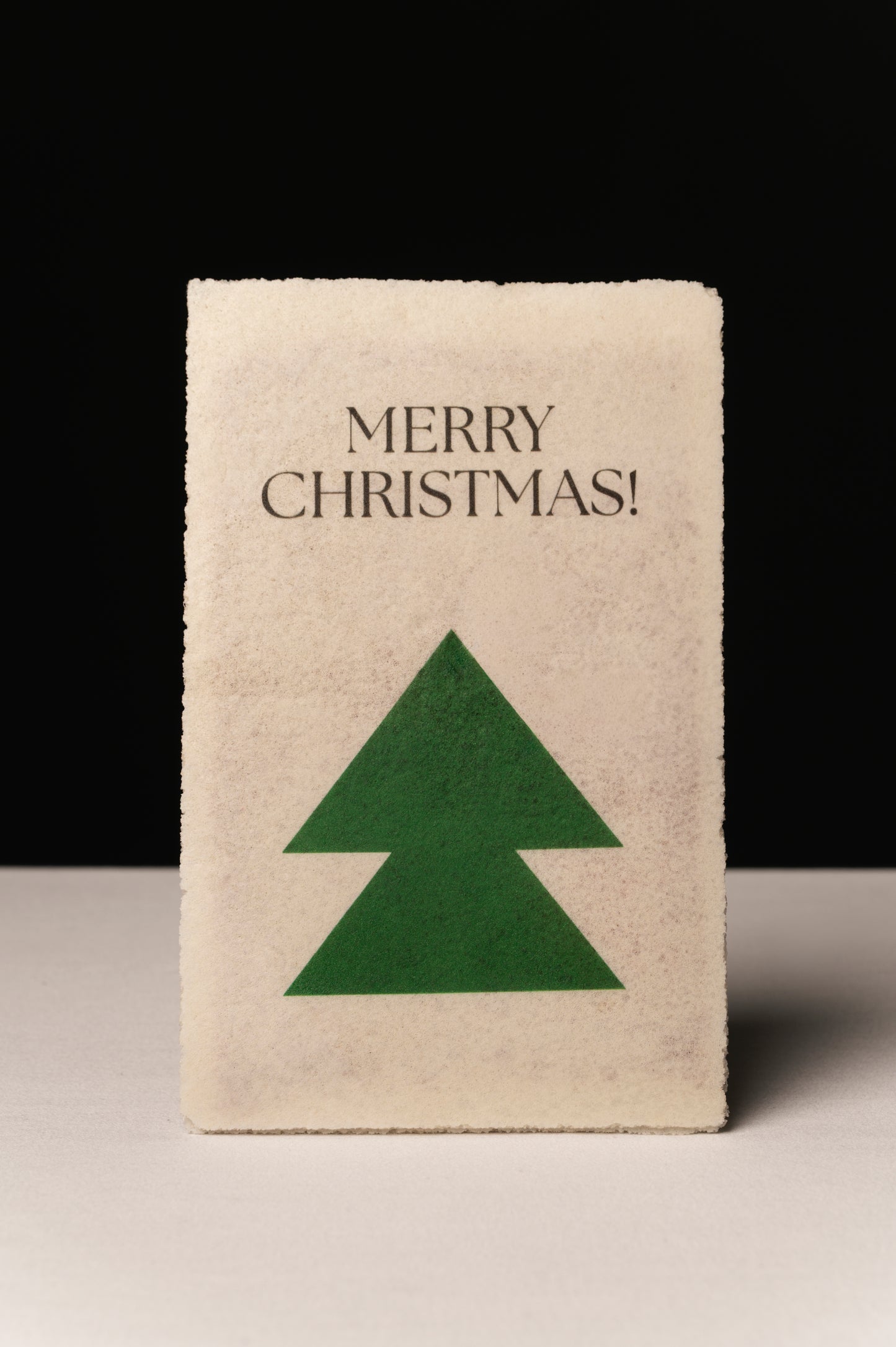 TARJETA OBLEA     MERRY CHRISTMAS