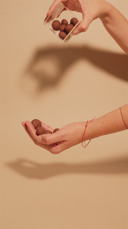 MACADAMIAS ESPOLVOREADAS CON COCOA